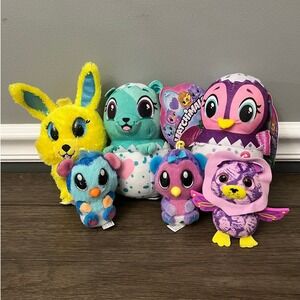 Spin Master Hatchimals Plush Bundle Lot of 6